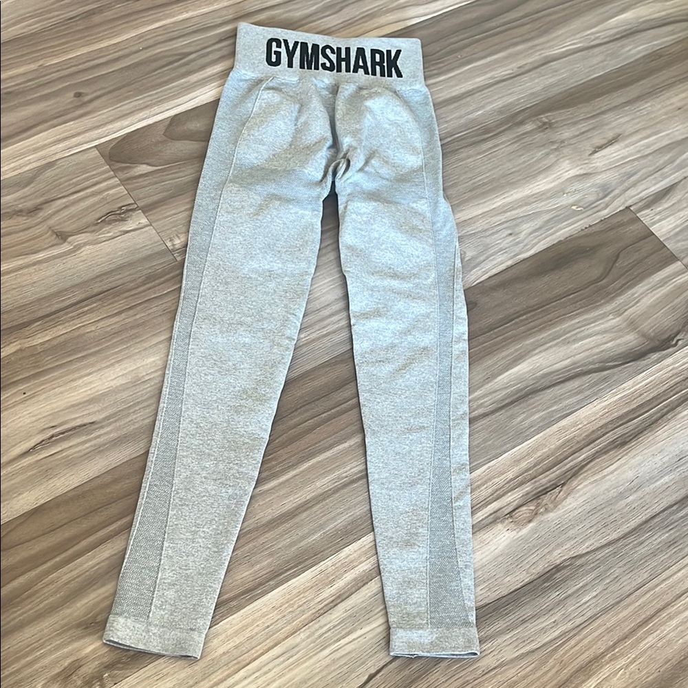 Gymshark Light Gray High-Waisted Leggings